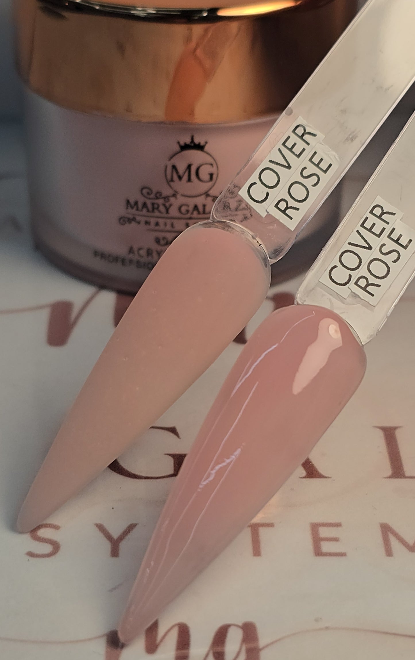 COVER ROSE ACRYLIC NAIL POWDER