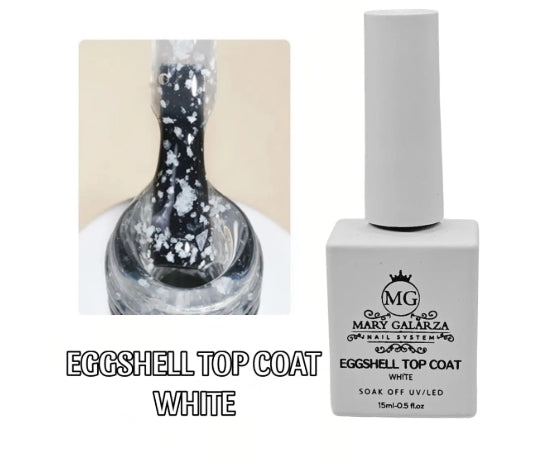 EGGSHELL TOP COAT WHITE & BLACK COMBO