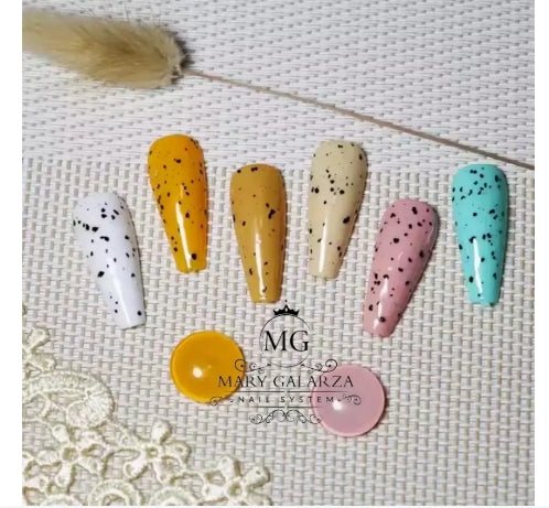 EGGSHELL TOP COAT WHITE & BLACK COMBO
