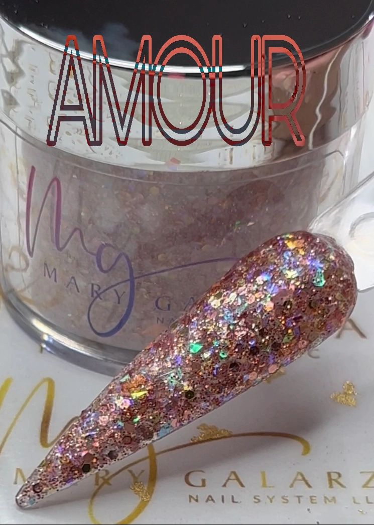 AMOUR (Glitter) Nail Acrylic Powder