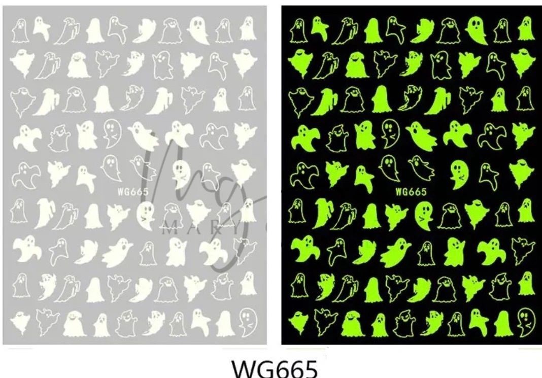 👻Halloween Glow In The Dark Stickers