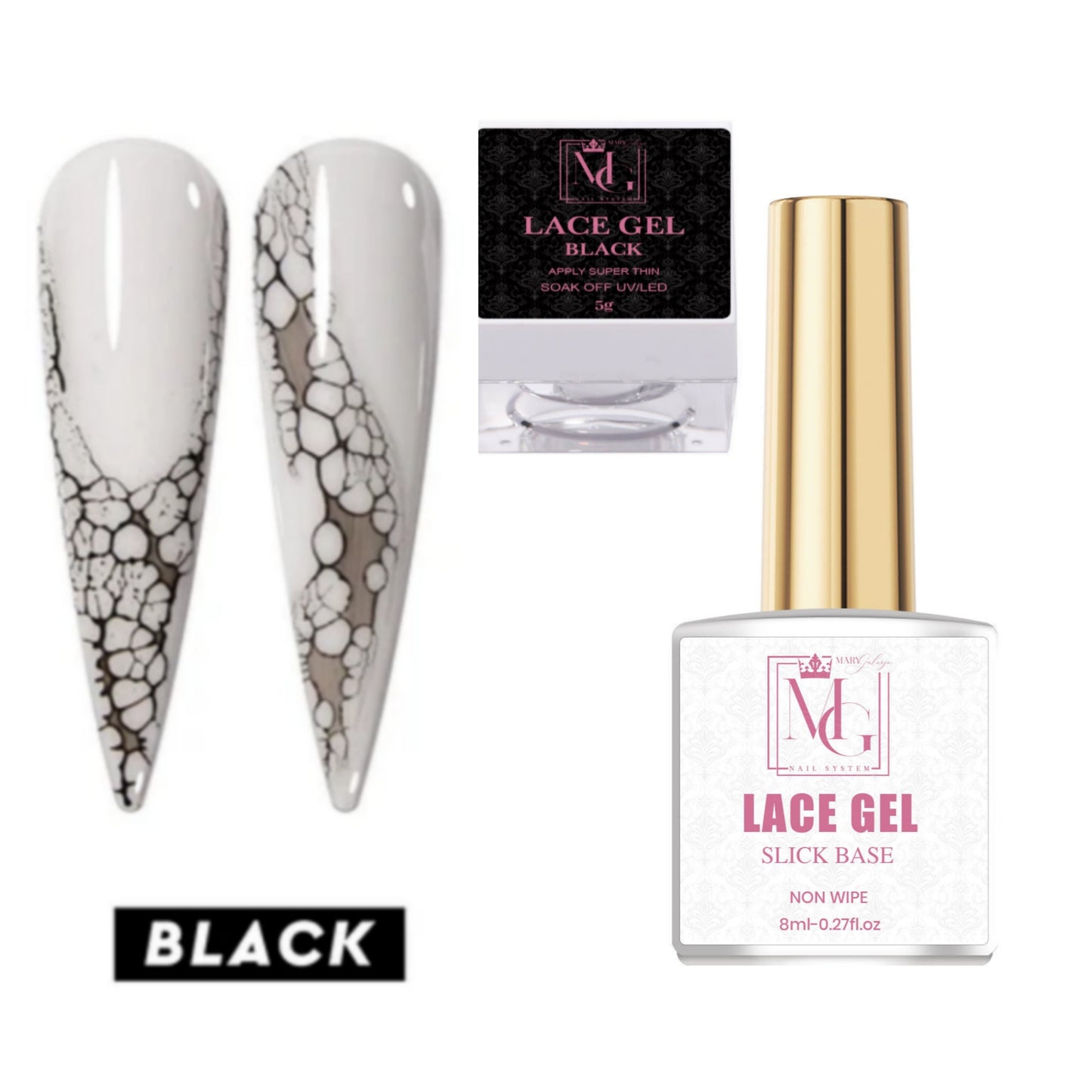 LACE GEL WITH SLICK BASE