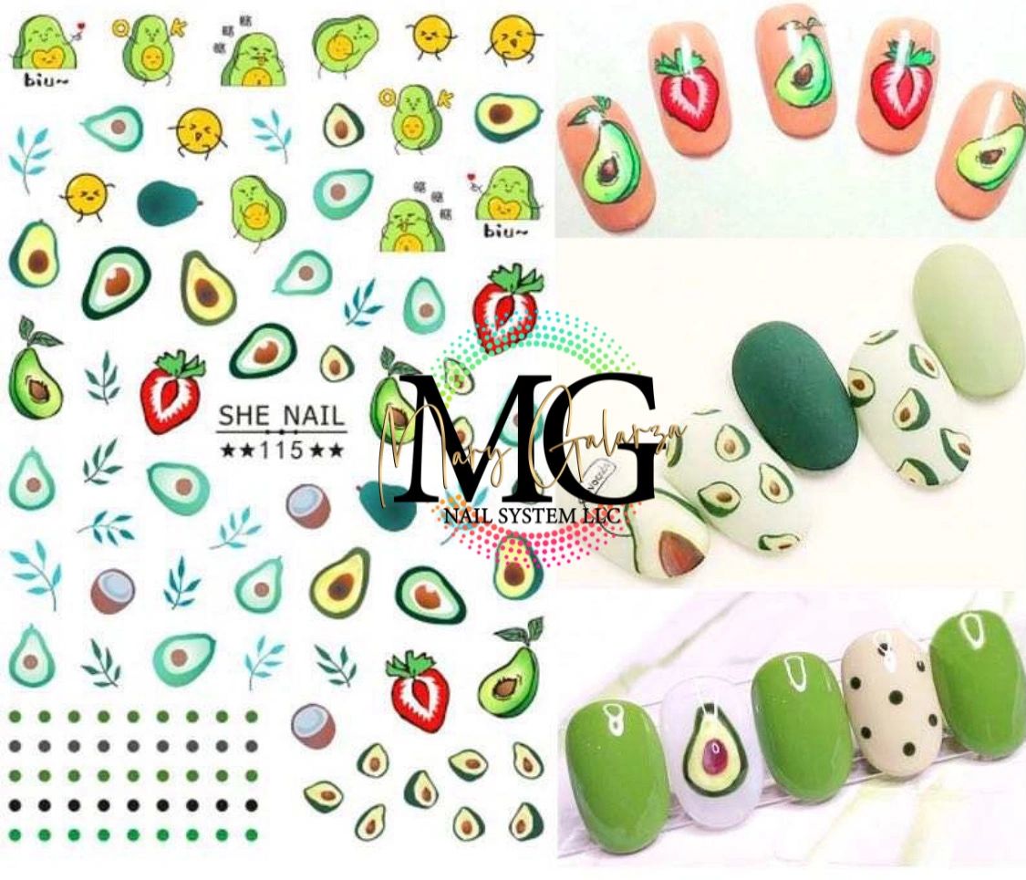 Aguacates y Fresas stickers
