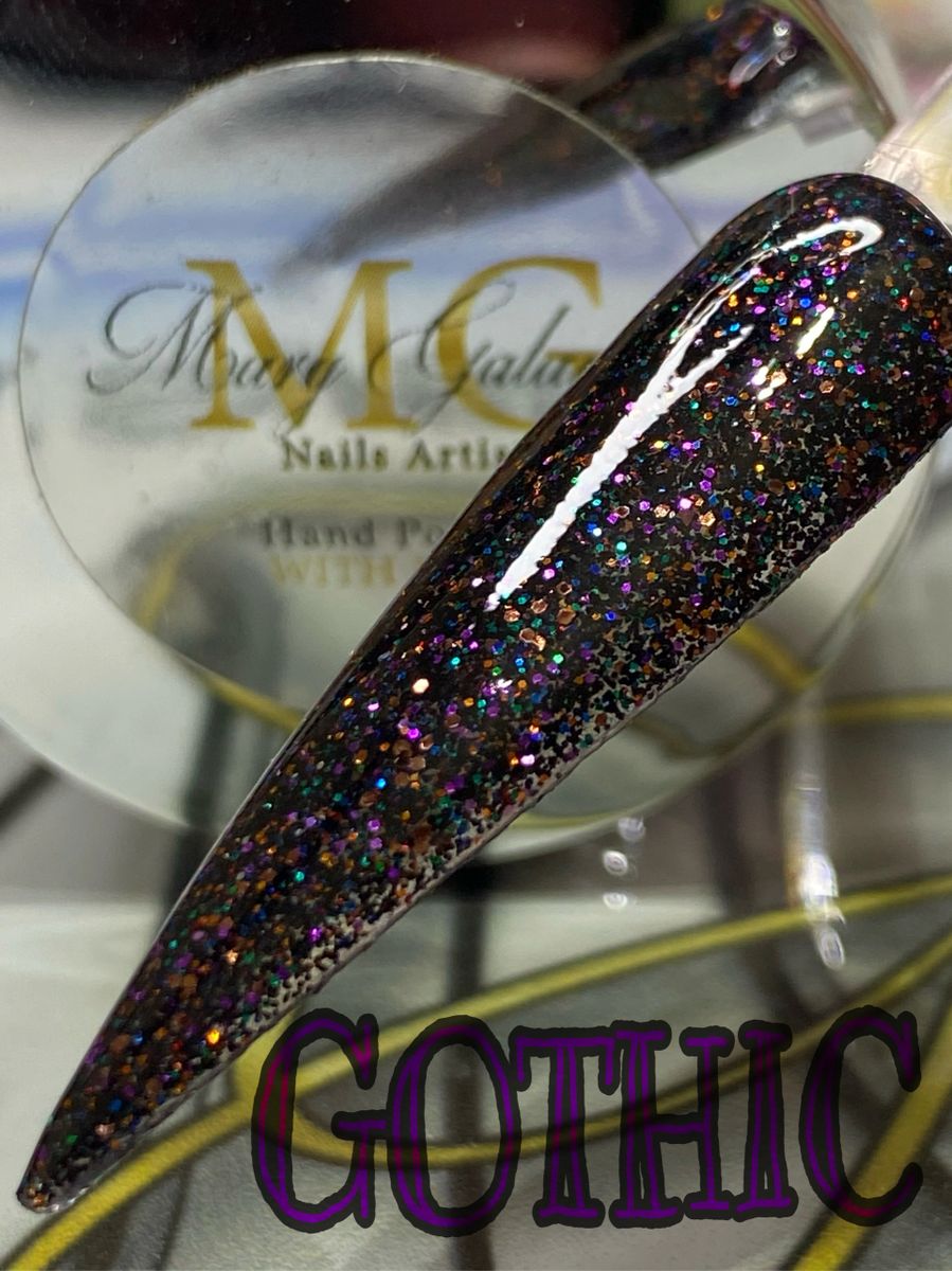 GOTHIC ACRYLIC POWDER Glitter Mix