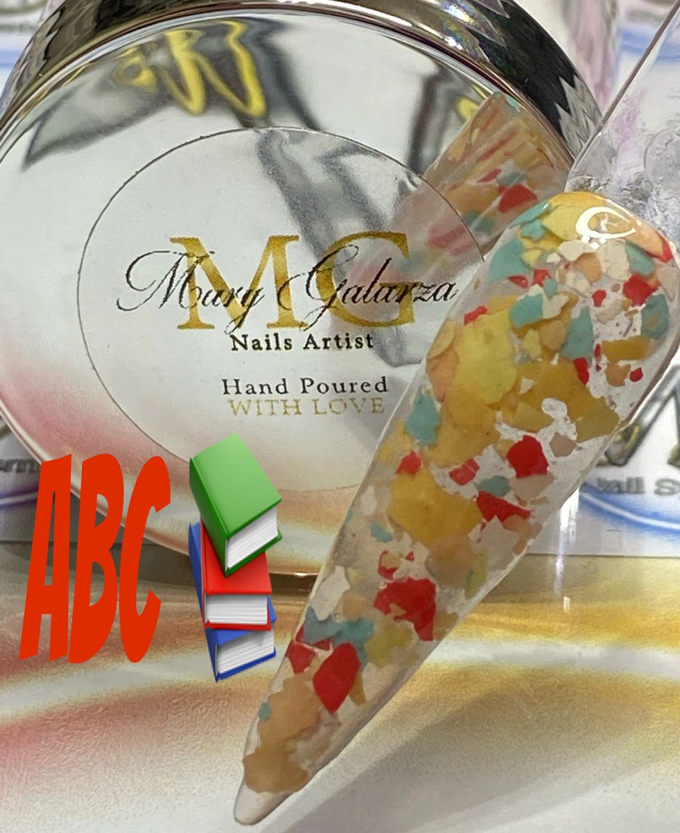 ABC Glitter Mix Acrylic Nail Powder