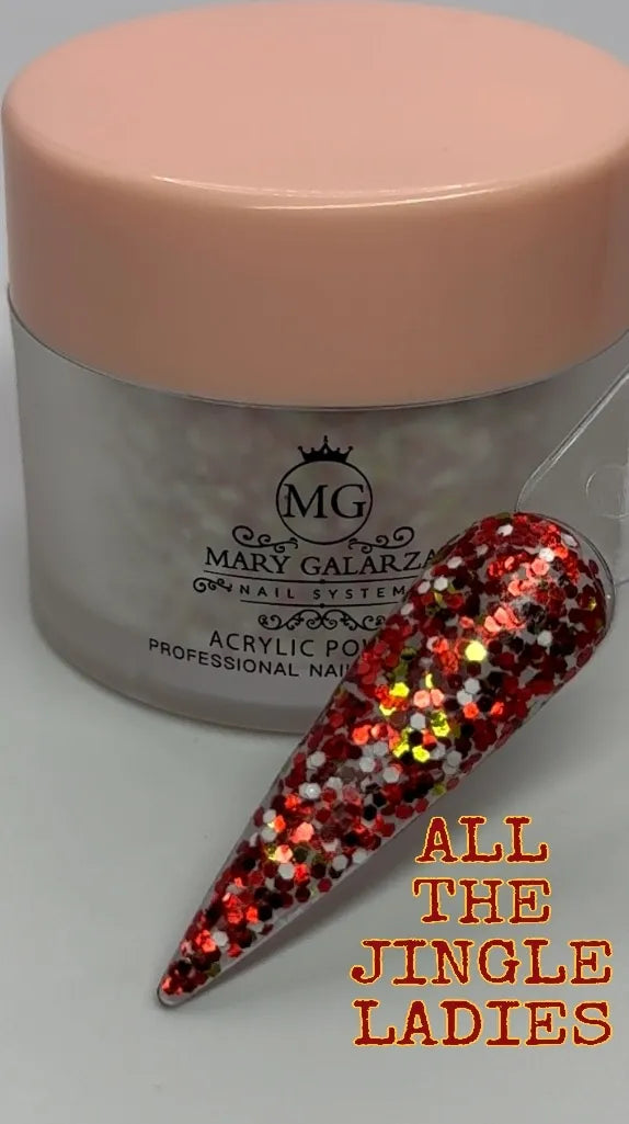 All The Jingle Ladies GLITTER ACRYLIC POWDER