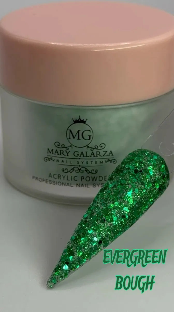 Evergreen Bought GLITTER MIX ACRYLIC POWDER