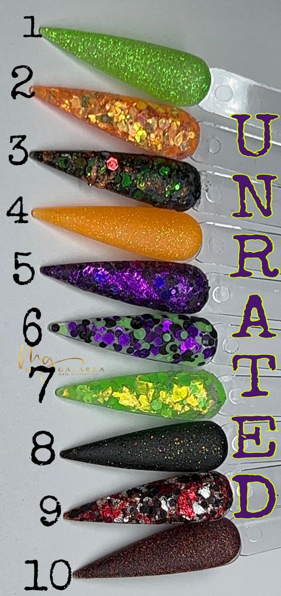 UNRATED ACRYLIC NAIL POWDERS