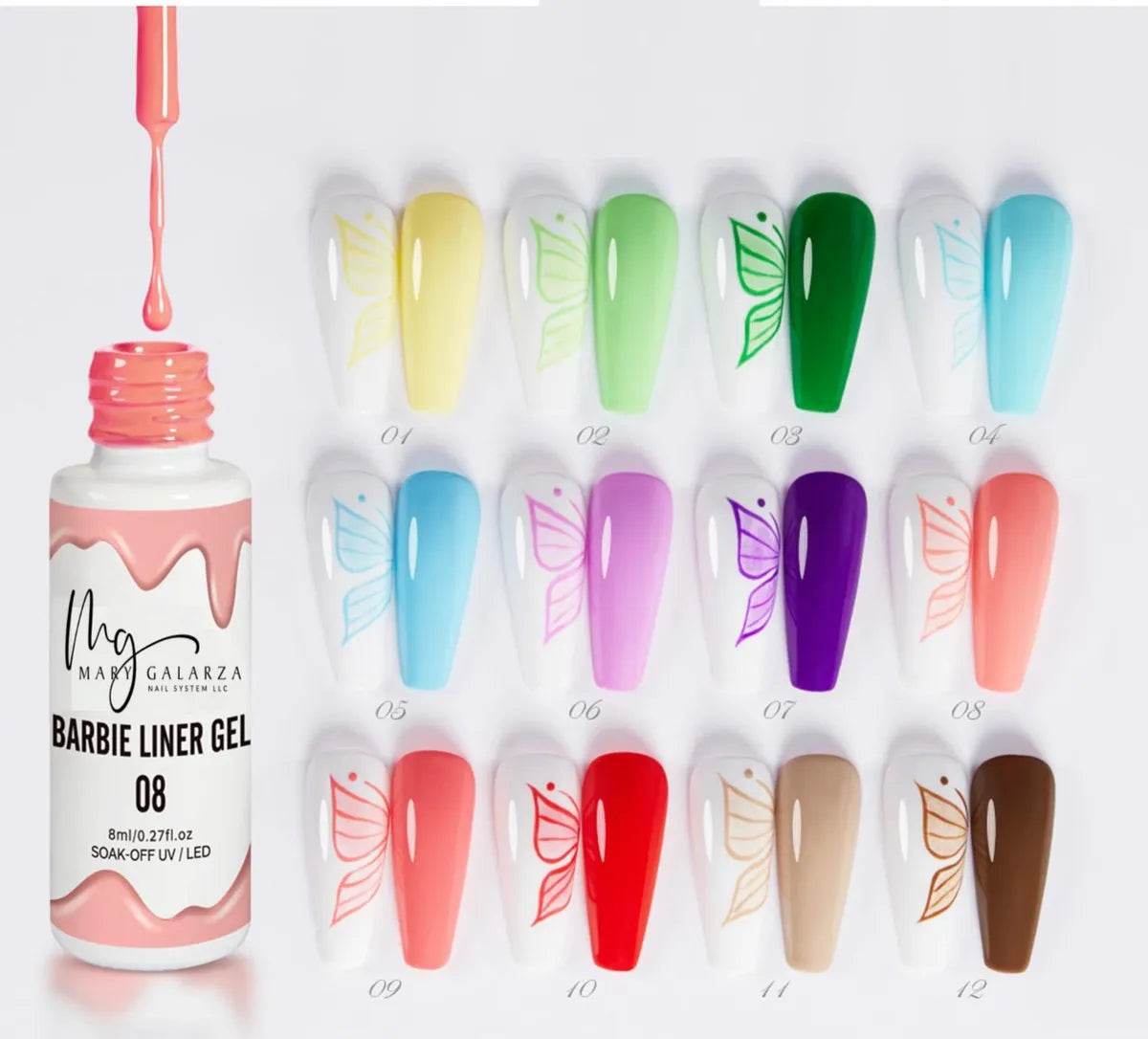 BARBIE LINER GEL 12PACK