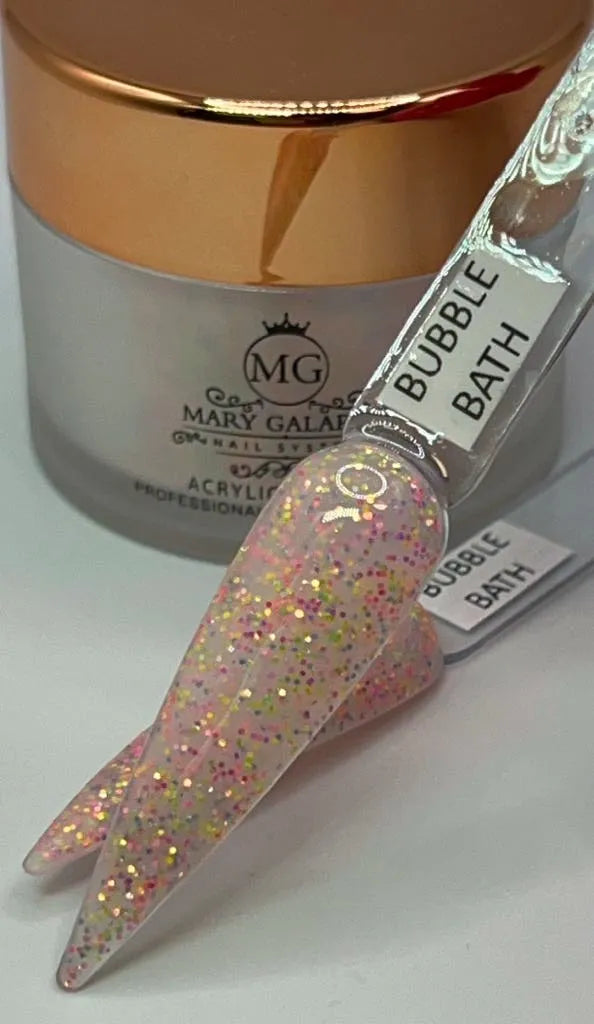BUBBLE BATH Opal Acrylic Nail Glitter Mix Powder