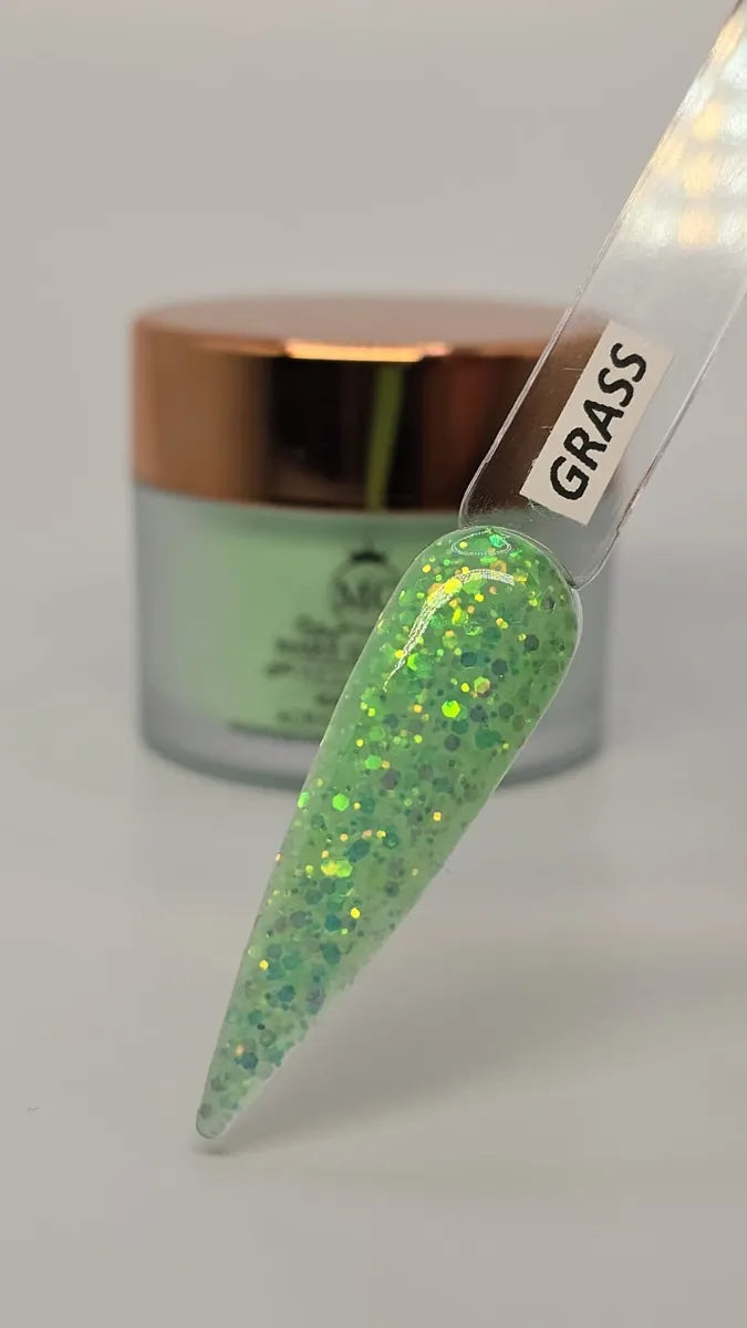 Grass Glitter Acrylic Mix Powder