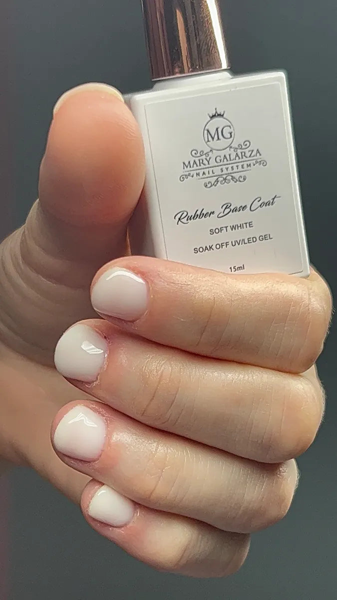 Rubber Base Coat Soft White Gel
