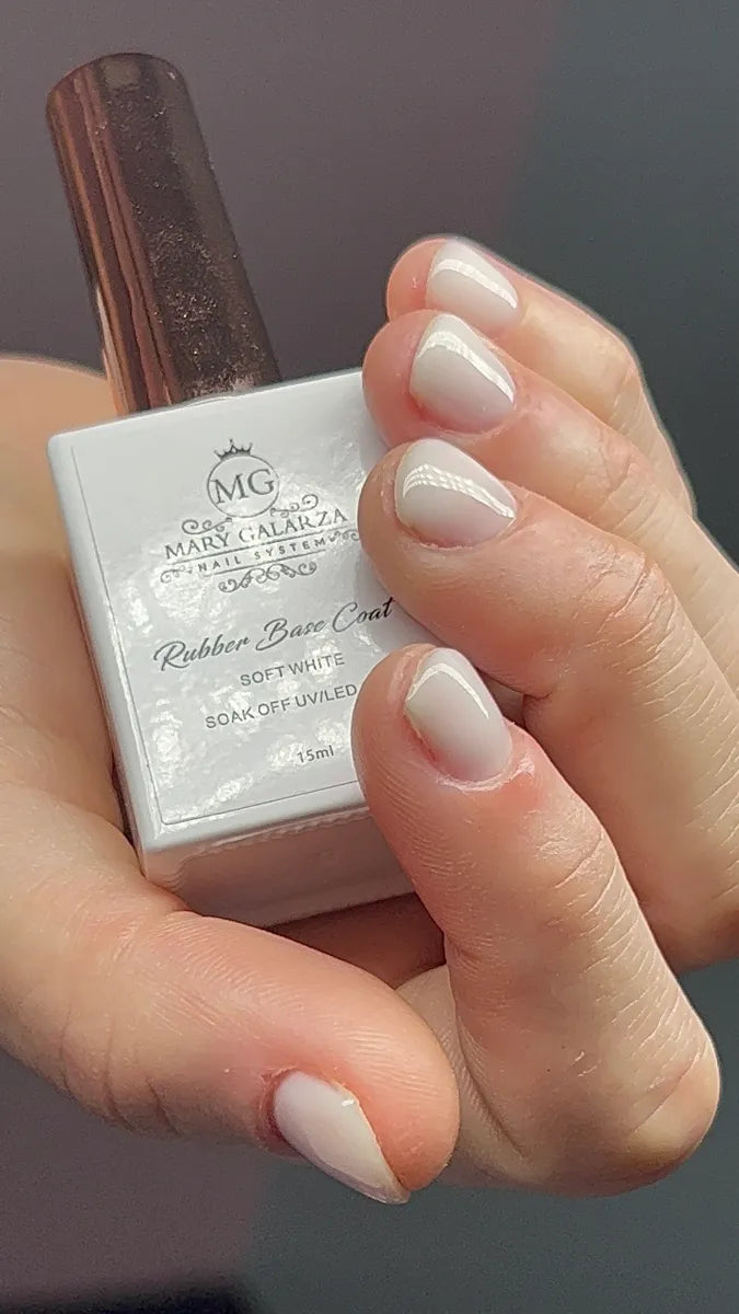 Rubber Base Coat Soft White Gel