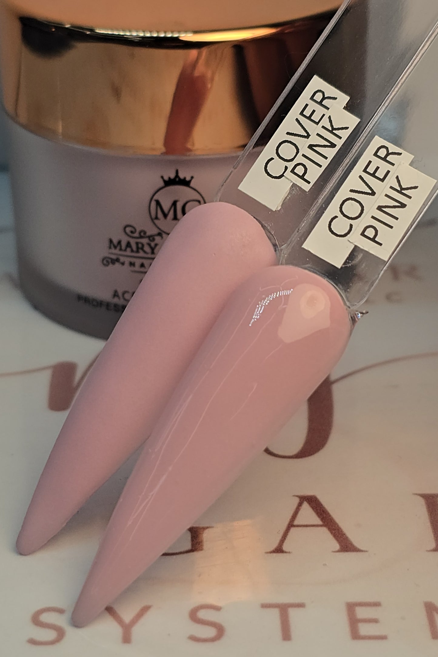 COVER PINK ACRYLIC NAIL POWDER