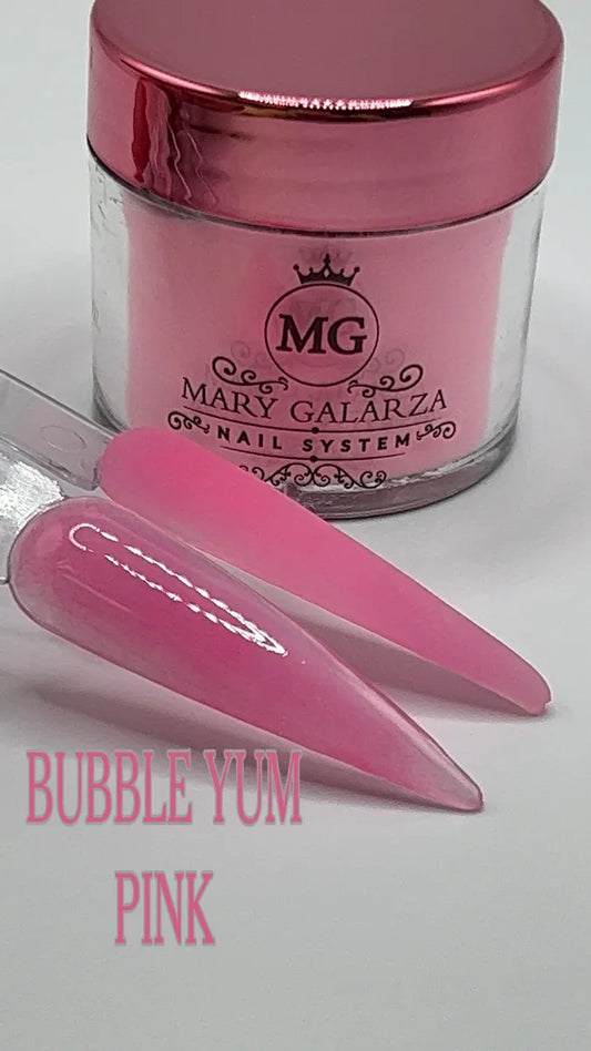 BUBBLE YUM PINK NAIL ACRYLIC POWDER