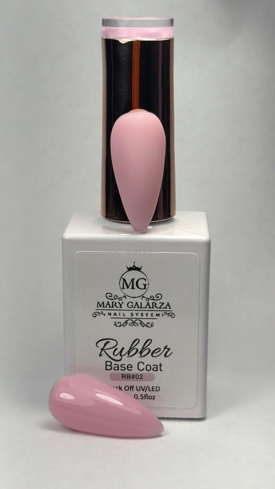 RUBBER BASE COAT RB#03 GEL Pink Solid, Pink & PURPLE Shimmer