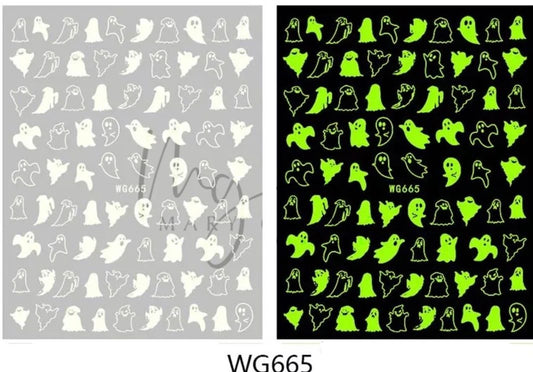 👻Halloween Glow In The Dark Stickers