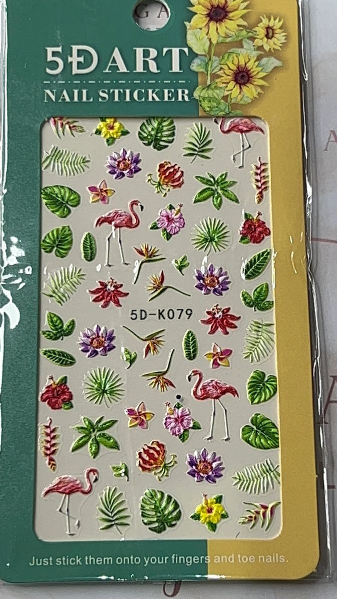 5D 🦩🌸🌺🌴 tropical Stickers