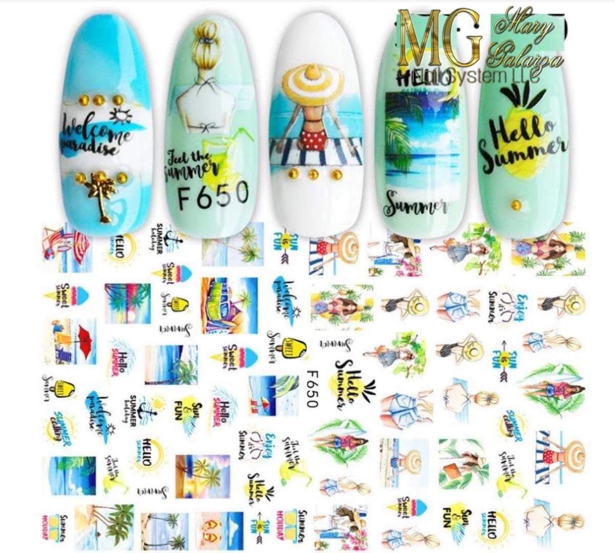 Hello Summer Stickers