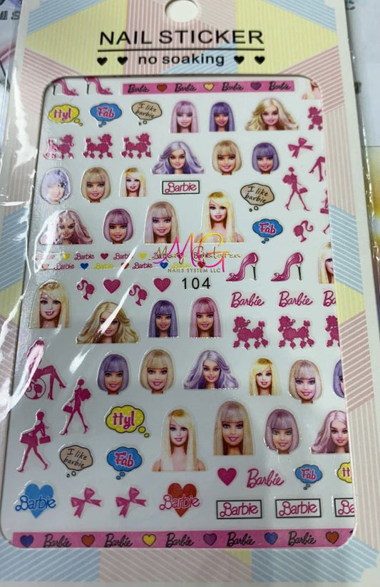 Barbie Stickers