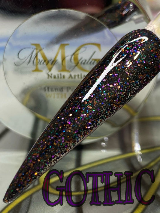 GOTHIC ACRYLIC POWDER Glitter Mix