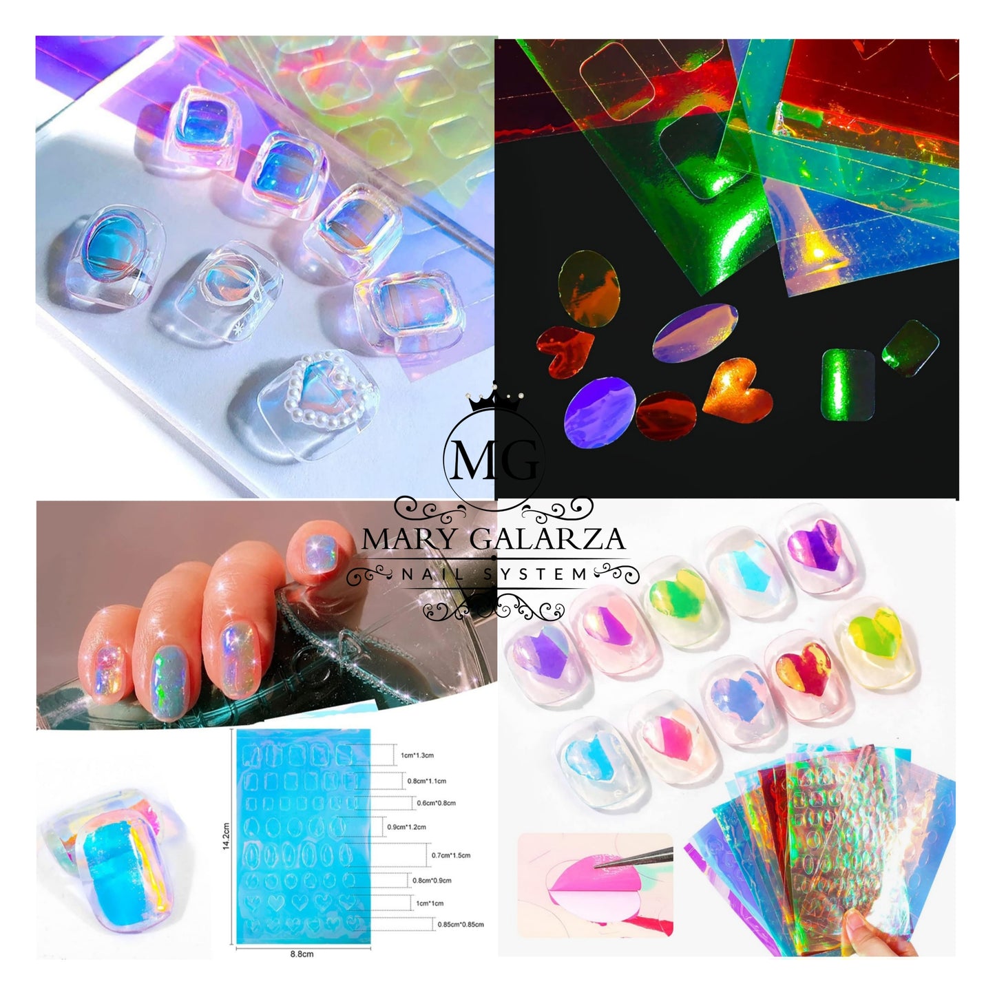 Iridescent Laser 11 Sheets