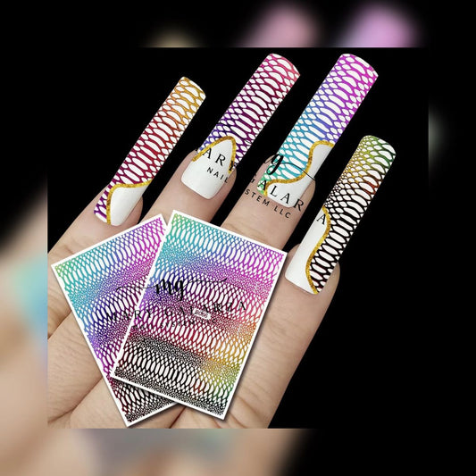 Sticker cocodrilo Multicolor