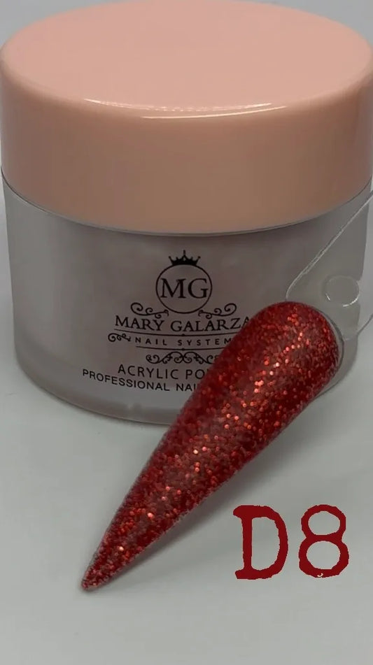 D8 GLITTER ACRYLIC POWDER