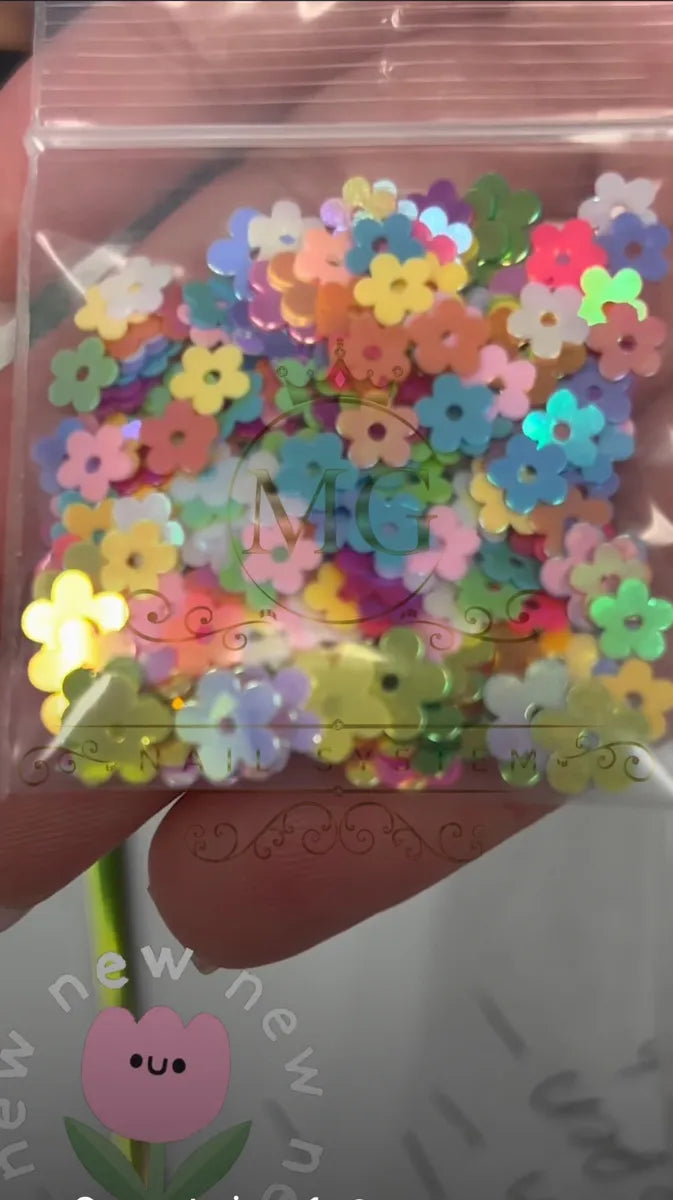 Flores de Ciruela Mix decals
