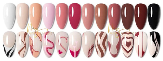 NUDE LINER ART GEL 12 set